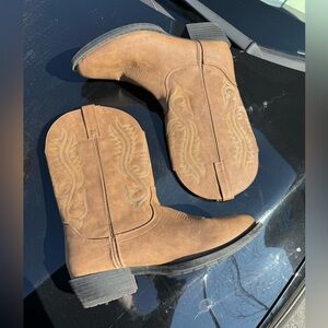 Men's Tan Western Cowboy Boots